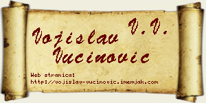 Vojislav Vučinović vizit kartica